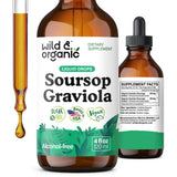 Wild & Organic Soursop Tincture 4 fl. oz. front view