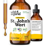 Wild & Organic St. John's Wort Tincture 4 fl. oz. front view