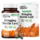 Wild & Organic Stinging Nettle Capsules 1000mg front view
