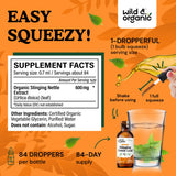 Wild & Organic Stinging Nettle Tincture 600mg dropper top