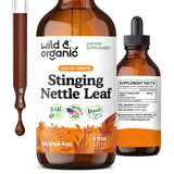 Wild & Organic Stinging Nettle Tincture 600mg front view