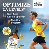 Wild & Organic Uric Acid Support Tincture bottle with label