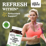 Wild & Organic White Mulberry Capsules 500mg side view