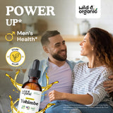 Wild & Organic Yohimbe Drops 250mg bottle side view