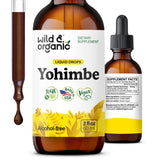Wild & Organic Yohimbe Drops 250mg front view