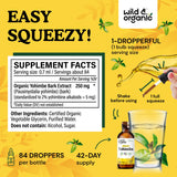 Wild & Organic Yohimbe Drops 250mg ingredients list