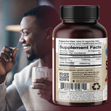 WILD SOCIETY Beef Liver Capsules 3000MG on a wooden table
