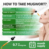 WILDFIELD HERBS Mugwort Herb Drops 209g dropper close-up
