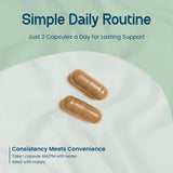 WildRoot Remedies SP Purge capsules on a table