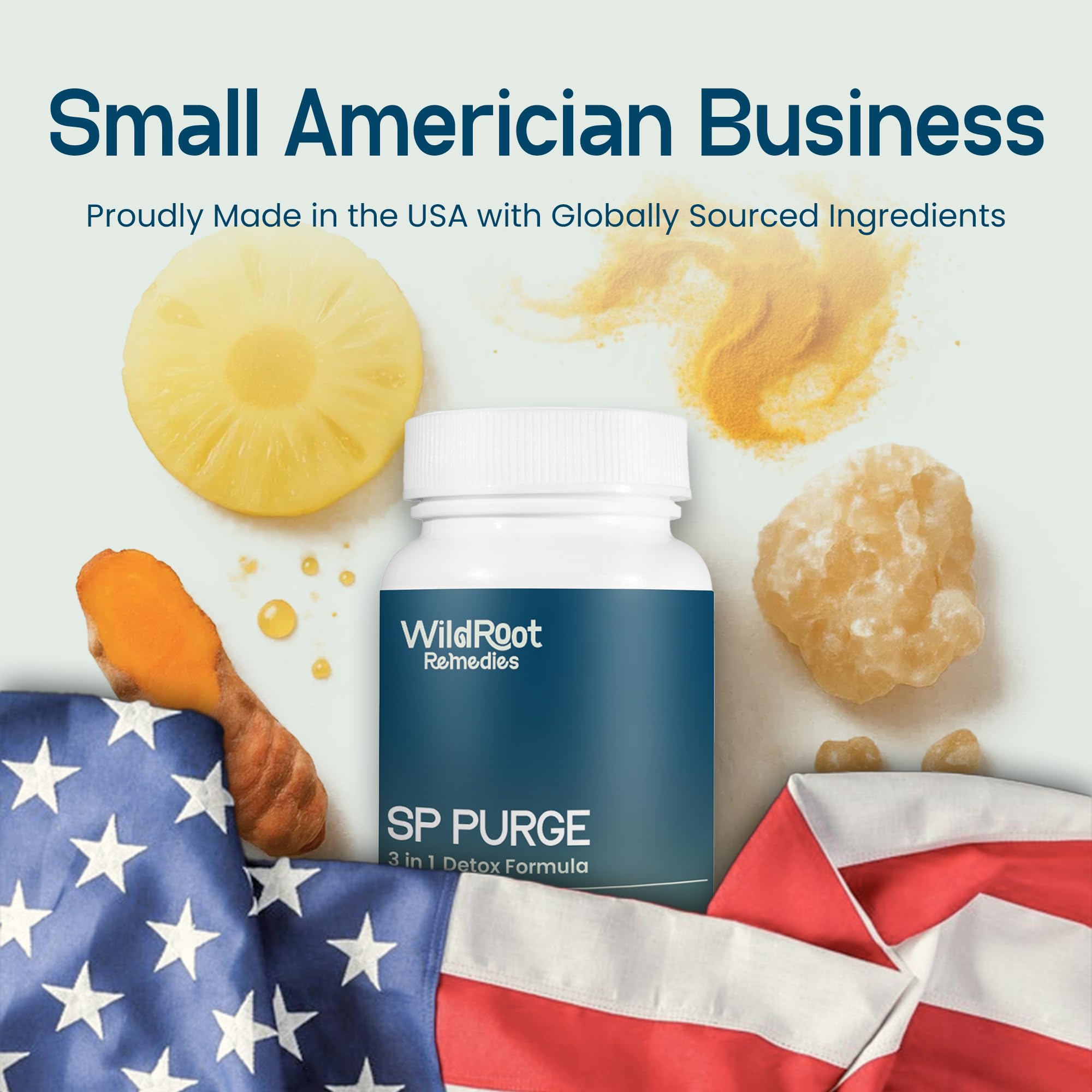 WildRoot Remedies SP Purge in a wellness setting