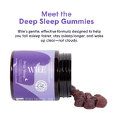 WILE Deep Sleep Gummies showing individual gummy