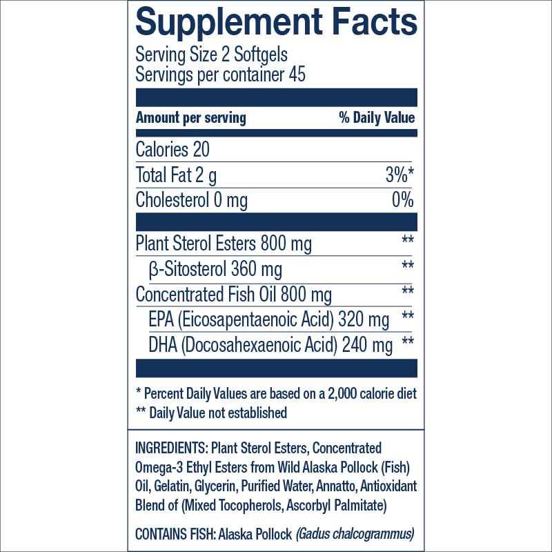 Wiley's Finest Omega-3 Fish Oil bottle with label and dosage information