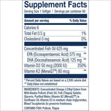Wiley's Finest Omega-3 Fish Oil capsules close-up
