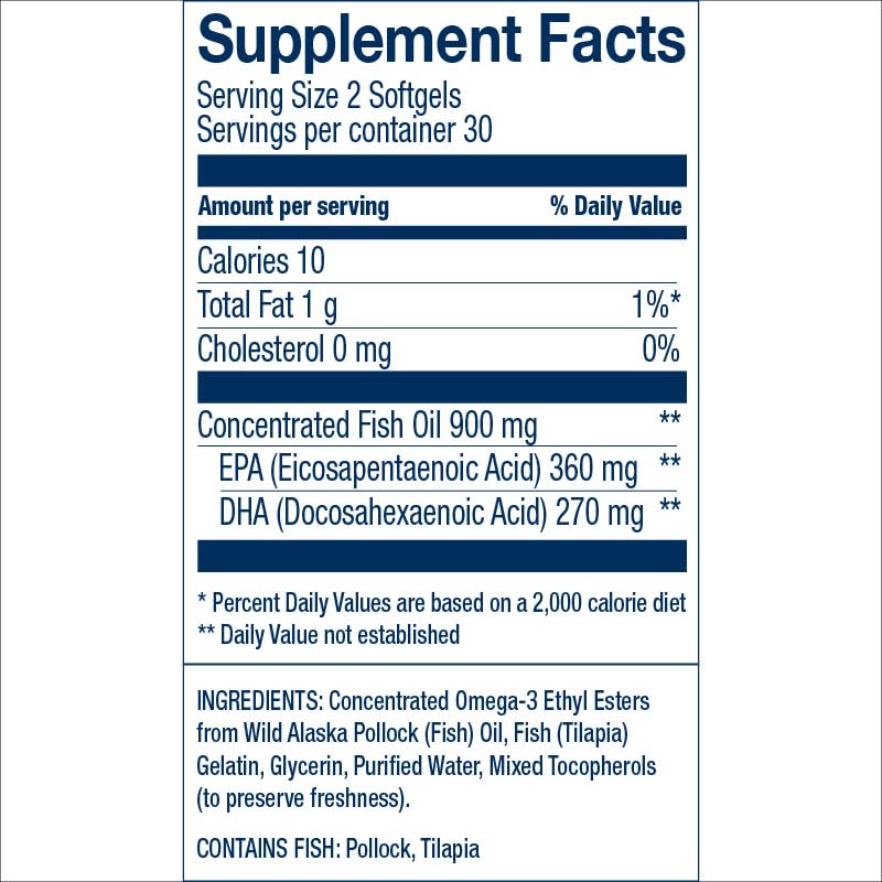 Wiley's Finest Omega-3 Fish Oil Easy Swallow Minis packaging