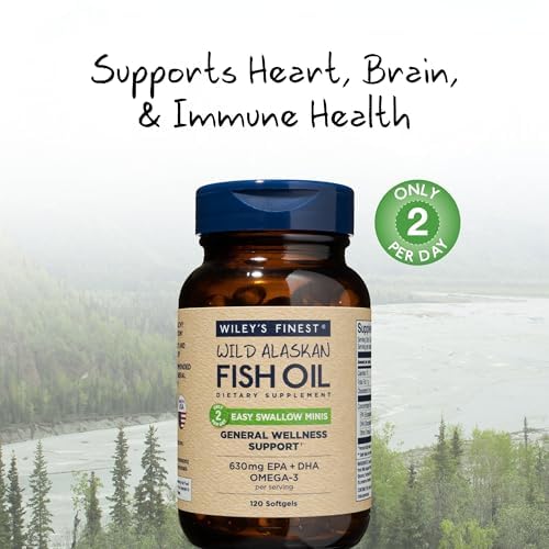 Wiley's Finest Omega-3 Fish Oil Easy Swallow Minis packaging