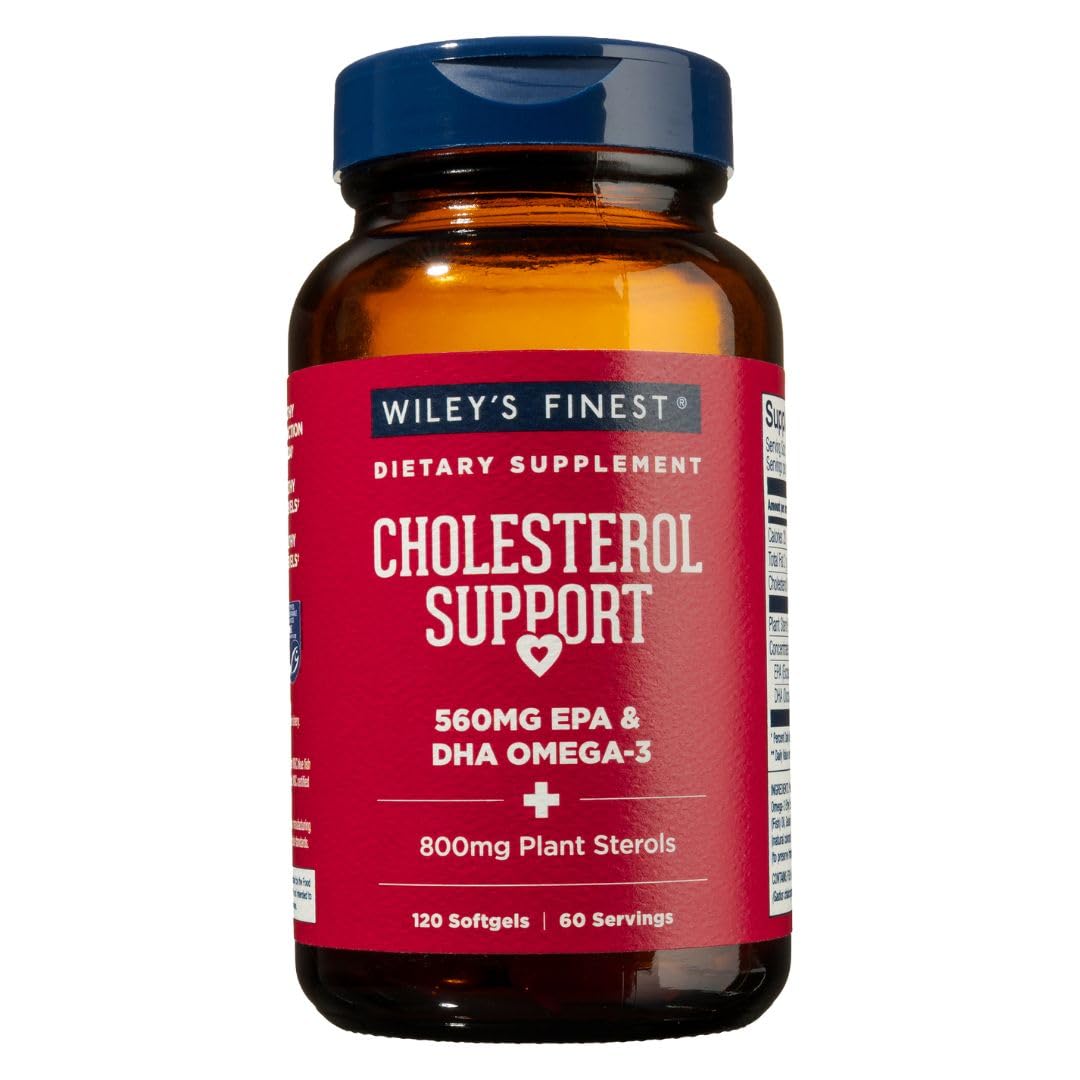 Wiley's Finest Omega-3 Fish Oil Softgels 800mg front view