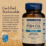 Wiley's Finest Omega-3 Fish Oil Supplement 1000mg packaging