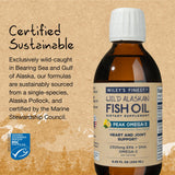 Wiley's Finest Omega-3 Fish Oil Supplement nutritional information