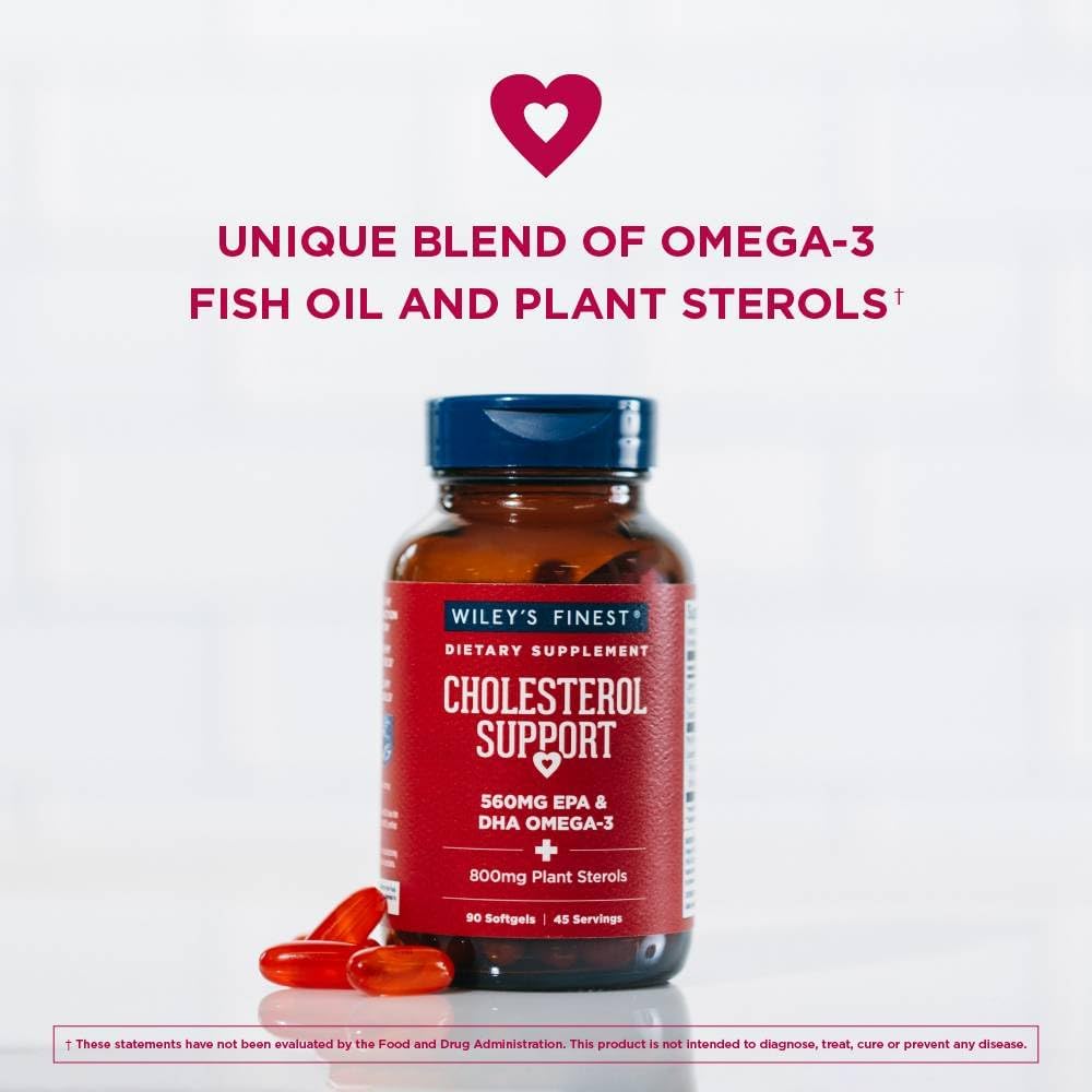 Wiley's Finest Omega-3 Fish Oil supplement with natural ingredients