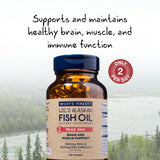 Wiley's Finest Peak DHA Omega-3 Fish Oil Supplement bottle with cap