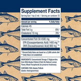 Wiley's Finest Peak Omega-3 Fish Oil Supplement bottle side view