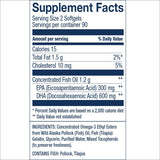 Wiley's Finest Prenatal DHA Fish Oil Softgels 900mg side view