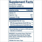 Wiley's Finest Prenatal DHA Fish Oil Softgels side view