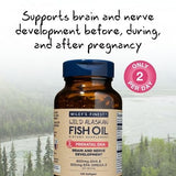 Wiley's Finest Prenatal DHA Omega-3 Fish Oil softgels in hand