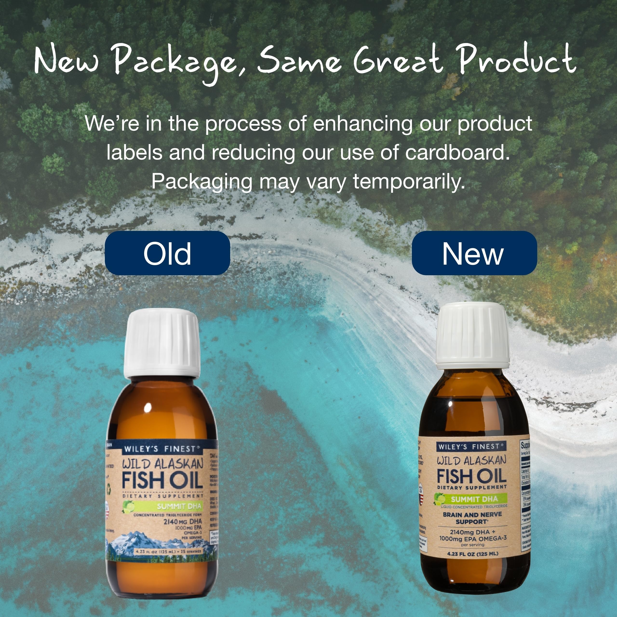Wiley's Finest Summit DHA Omega-3 Fish Oil 3140mg lifestyle shot