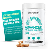 Wiltormin Hair Growth Supplement front view with packaging