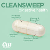 Windmill Gut Response CleanSweep 500mg psyllium capsules packaging