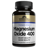 Windmill Magnesium Oxide 400mg capsules front view
