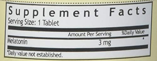 Windmill Melatonin 3 mg tablets displayed with other supplements
