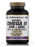Windmill Omega 3 Fish Oil Softgels 1000mg front view