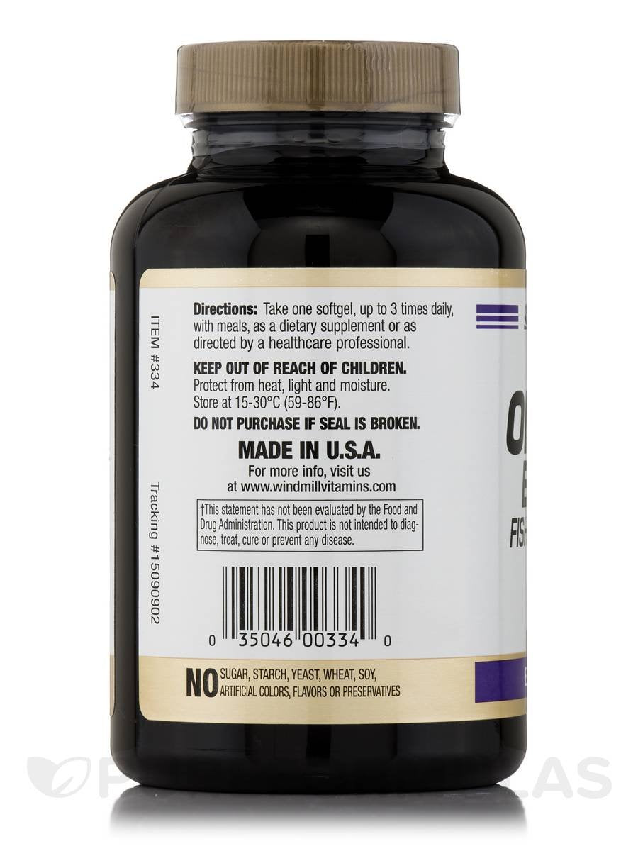 Windmill Omega 3 Fish Oil Softgels 1000mg packaging