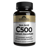 Windmill Vitamin C 500 mg Non-Acid Tablets front view