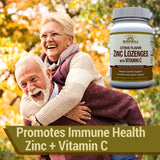 Windmill Zinc Lozenges with Vitamin C lozenge close-up