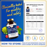 WINDSOR BOTANICALS Adrenal Extracts bottle with natural background