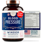 WINDSOR BOTANICALS Blood Pressure Support Capsules front view