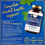 WINDSOR BOTANICALS Oral Probiotics chewable tablet close-up