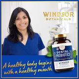 WINDSOR BOTANICALS Oral Probiotics packaging side view