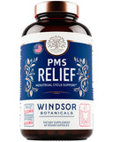 WINDSOR BOTANICALS PMS Complex capsules on a table