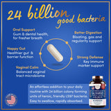 WINDSOR BOTANICALS Probiotic Capsules bottle with label