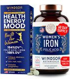 WINDSOR BOTANICALS Vegan Iron Supplement front view
