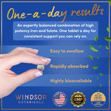 WINDSOR BOTANICALS Vegan Iron Supplement ingredients list