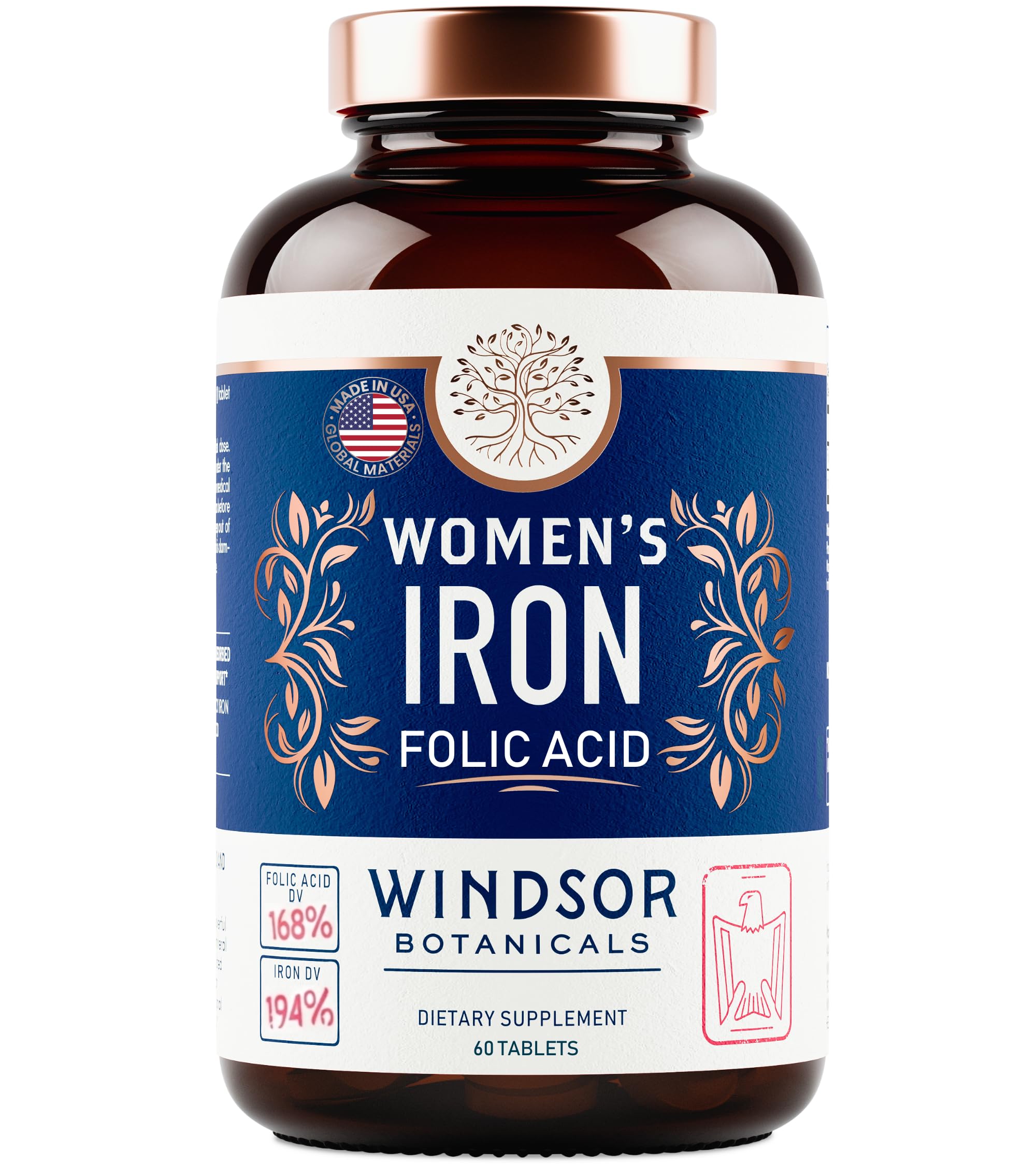 WINDSOR BOTANICALS Vegan Iron Supplement lifestyle scene
