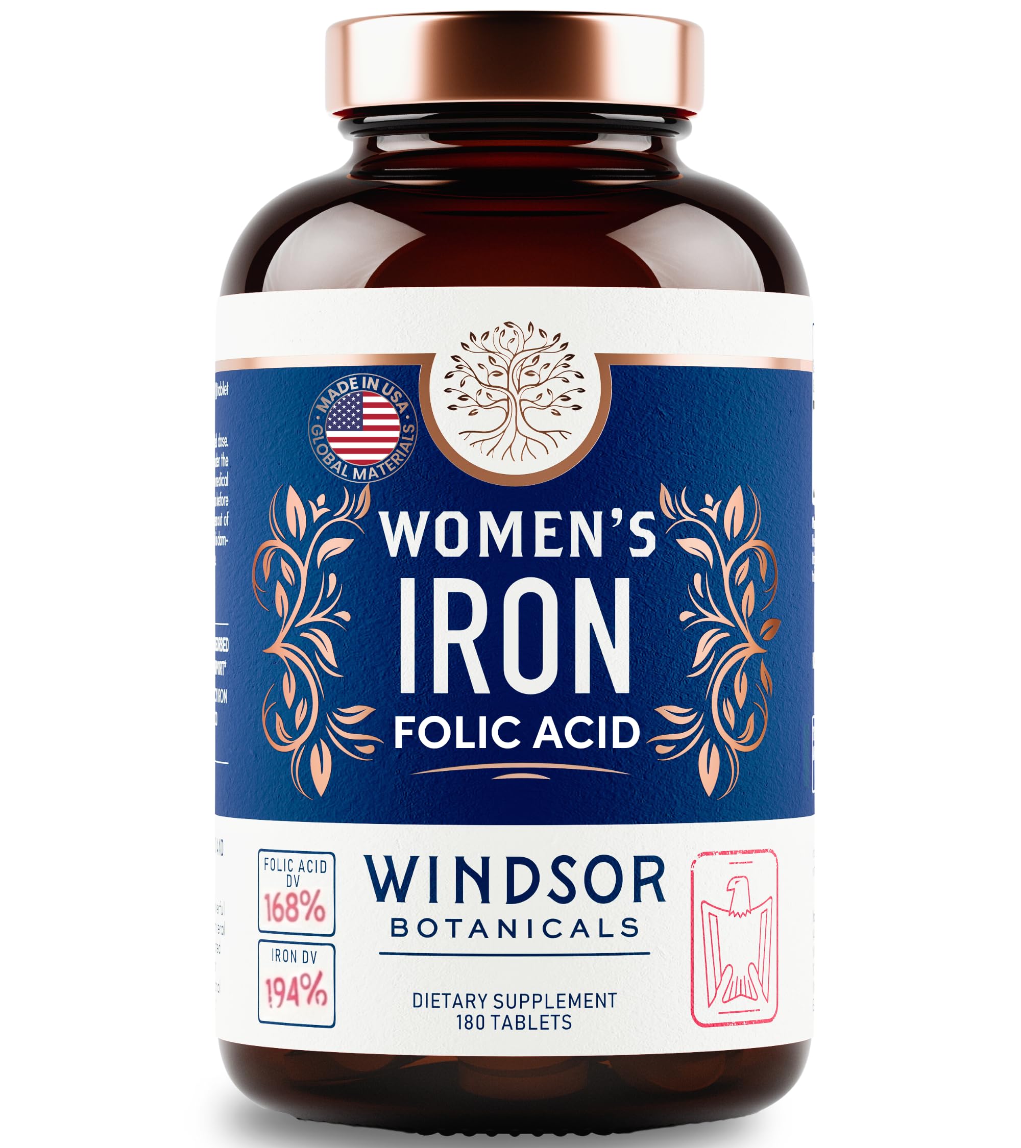 WINDSOR BOTANICALS Vegan Iron Supplement lifestyle scene