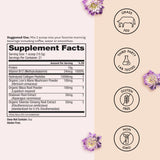 Winged Wellness Morning Collagen & Adaptogen Powder ingredients list