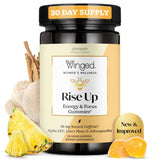 Winged Wellness Rise Up Gummies front view with packaging