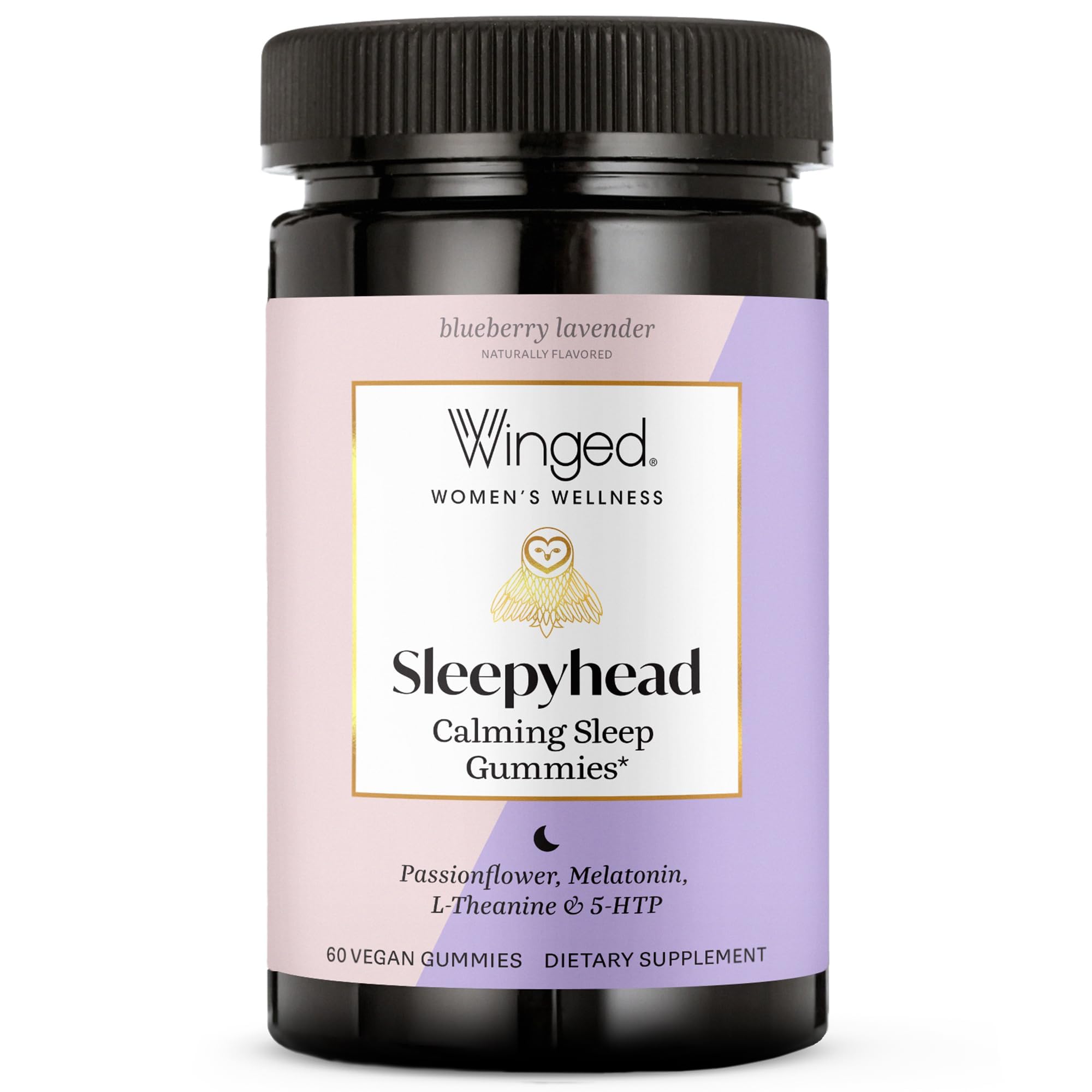 Winged Wellness Sleepyhead Gummies front view packaging